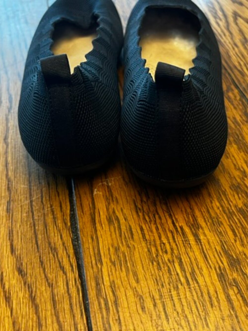 Women's London Fog Collection flat Shoe, Black, Size 7W, Textile upper, Ex Cond! - Picture 5 of 7
